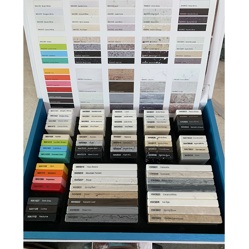 Акриловый мраморный лист Solid Surface Colors для кухни 